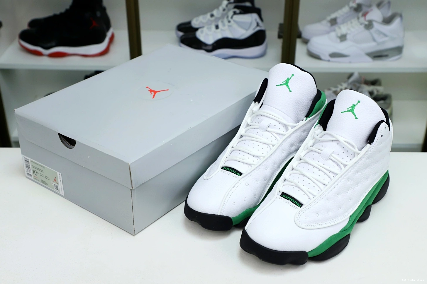 1st Kicks Shoes Kimikick GREEN” “LUCKY JORDAN Popular 13 2028 AIR DB6537- 1113